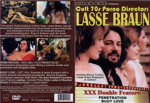 Cult 70s Porno Director: Lasse Braun XXX Double Feature Alpha Blue Archives DVD