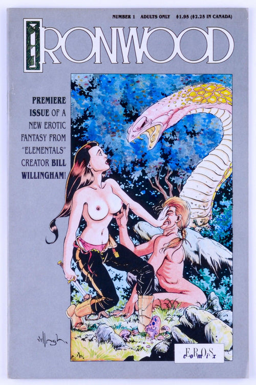 IRONWOOD No. 1 January 1991 By Bill Willingham EROS Comix Fantasy Adult Comic Book