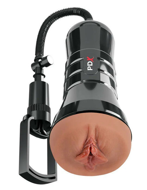 Pdx Extreme Wet Pussies Super Sucker XXL Stroker - Brown