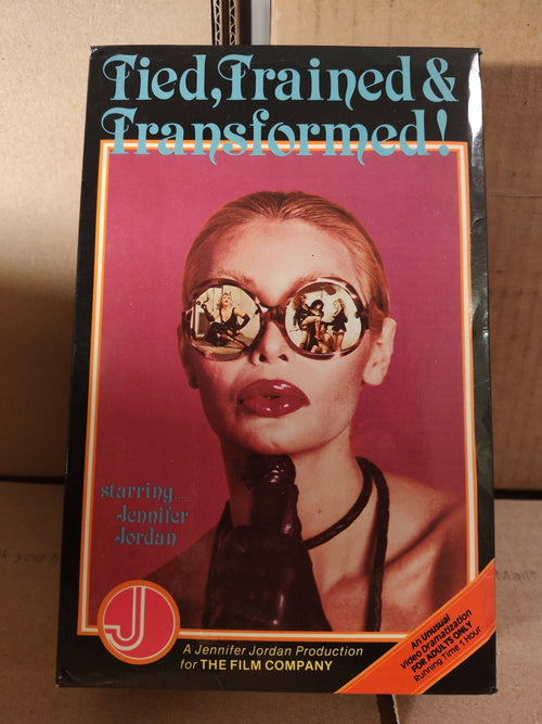 TIED,TRAINED AND TRANSFORMED JENNIFER JORDAN VERY RARE BDSM THE FILM COMPANY 1981 VINTAGE VHS XXX