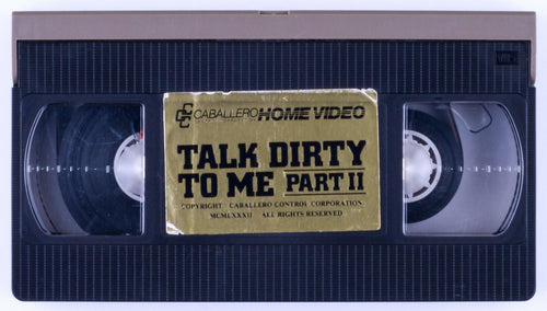 TALK DIRTY TO ME PART II Adult VHS Tape CABALLERO HOME VIDEO 1982 - Bridgette Monet, Nicole Black, Ann Pierce, Lynn Francis, Cara Lott, John Leslie, Blair Harris, David Cannon, Paul Wright