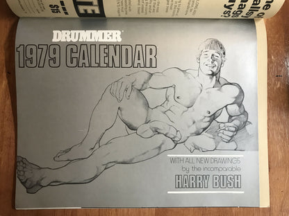 Drummer #26 Gay Men's Leather Magazine 1978 Harry Bush 1979 Calendar OLAF Art Story