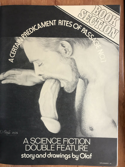 Drummer #26 Gay Men's Leather Magazine 1978 Harry Bush 1979 Calendar OLAF Art Story