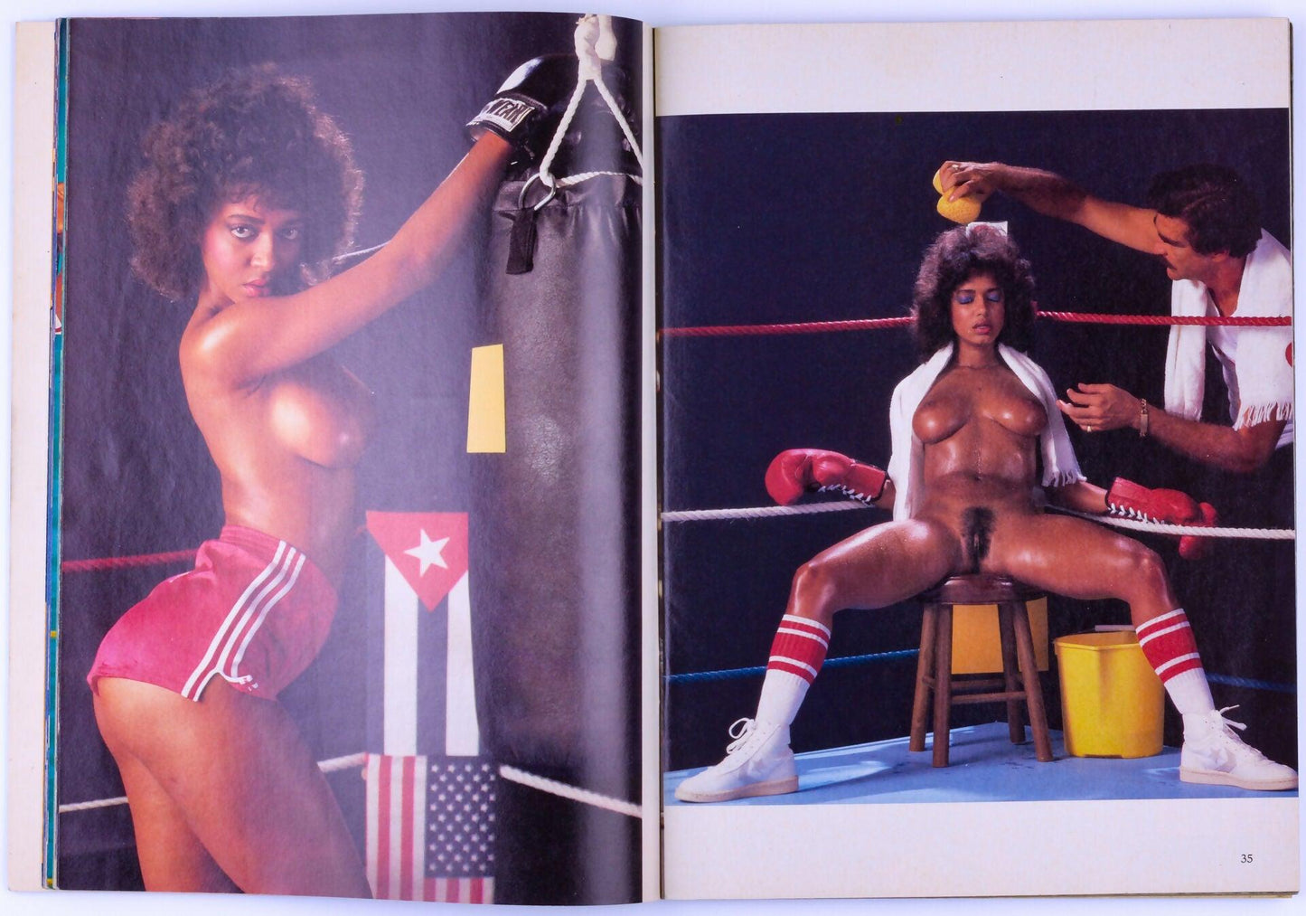 FOX May 1984 Summer Olympics Issue Softcore Vintage Adult Magazine - XXX Marketplace