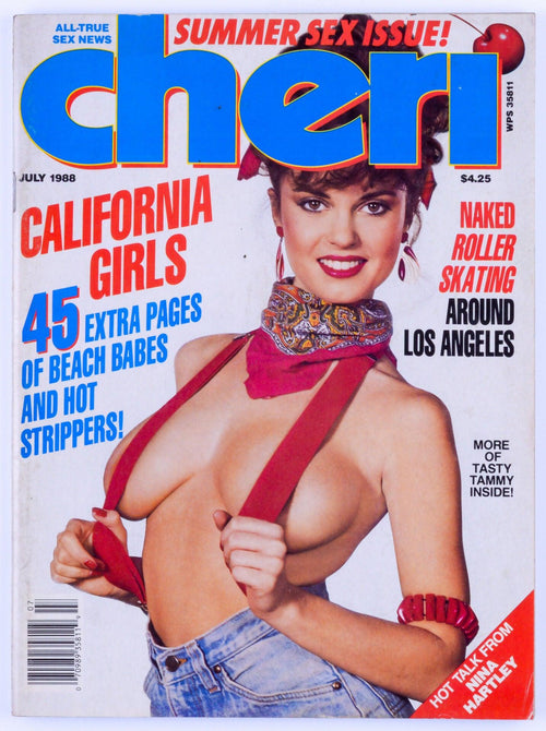 CHERI Vintage Softcore Adult Magazine Vol. 12 No. 12 July 1988 - Candi Kiss