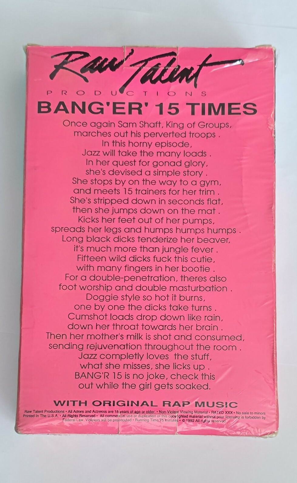 Bang'er 15 Times (1992) VHS