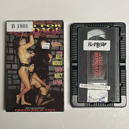 Maid for Bondage VHS Big Box 1993 Vintage Tape