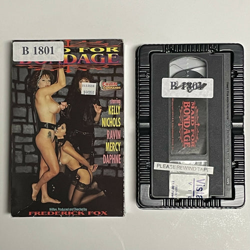 Maid for Bondage VHS Big Box 1993 Vintage Tape
