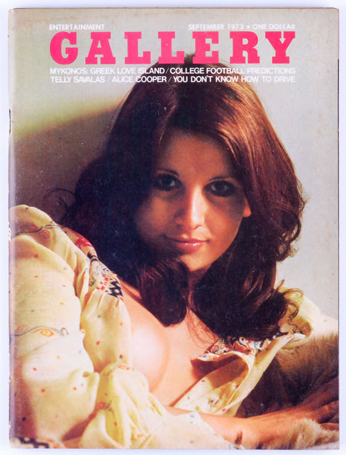 GALLERY September 1973 Vol. 1 No. 11 Softcore Vintage Adult Magazine - Trifold Poster