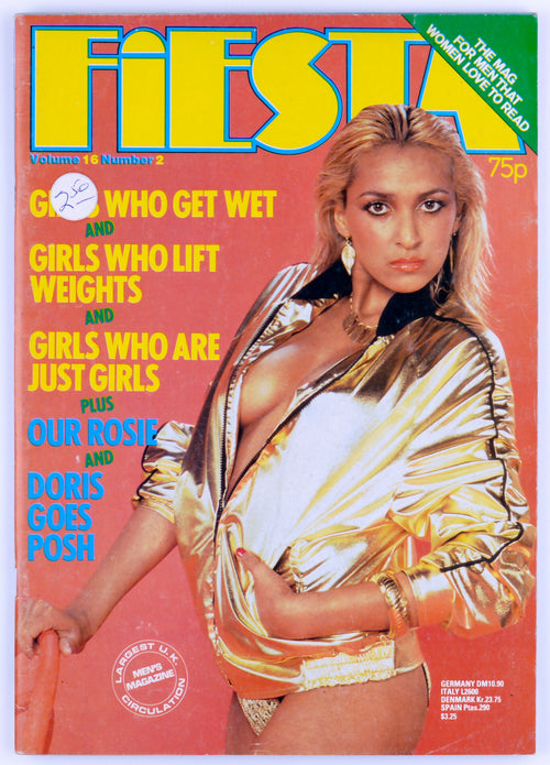 FIESTA Vol. 16 No. 2 February 1982 Vintage Softcore UK Magazine