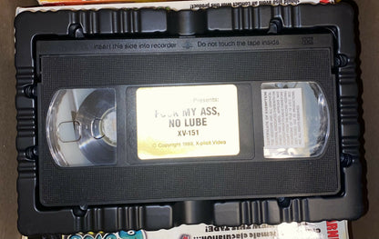 Fuck My Ass… No Lube! VHS - X-plicit Video