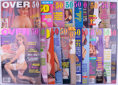 OVER 50 Mature Adult Magazine Lot Of 22 1991 - 2010 *Poor To Excellent Condition*