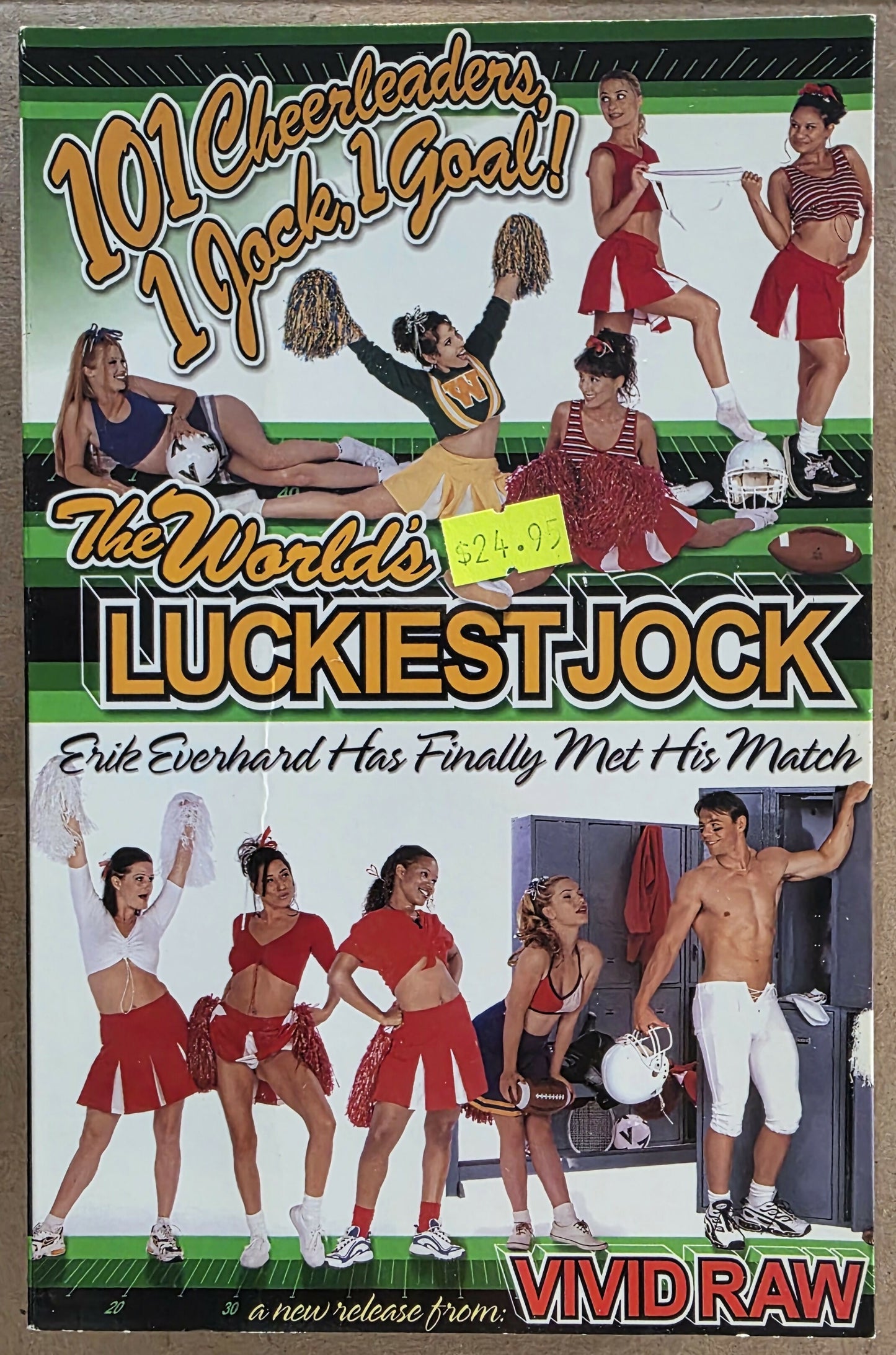 The World's Luckiest Jock - 101 Cheerleaders, 1 Jock, 1 Goal! (2000) VHS