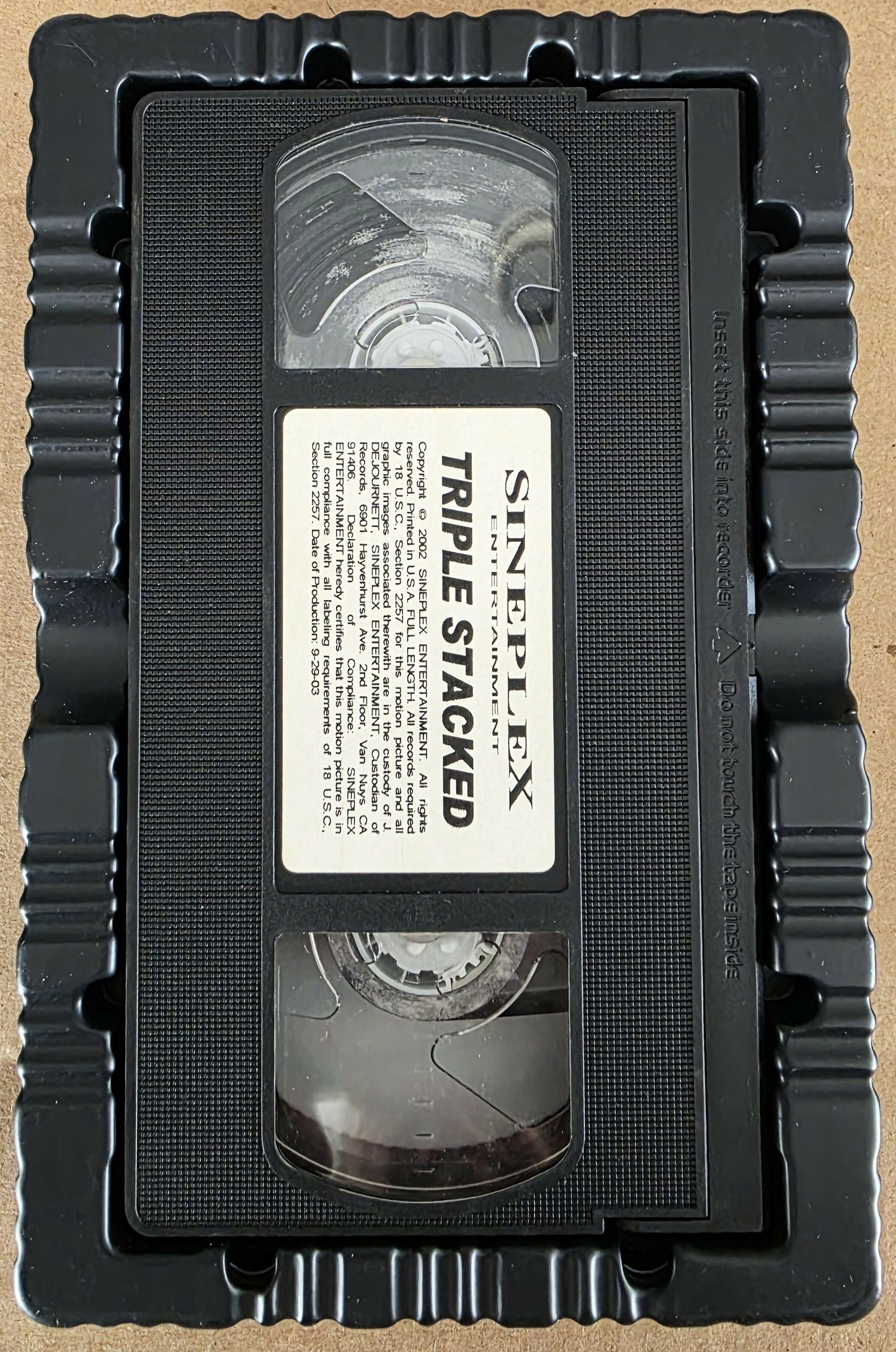 Triple Stacked (2002) VHS