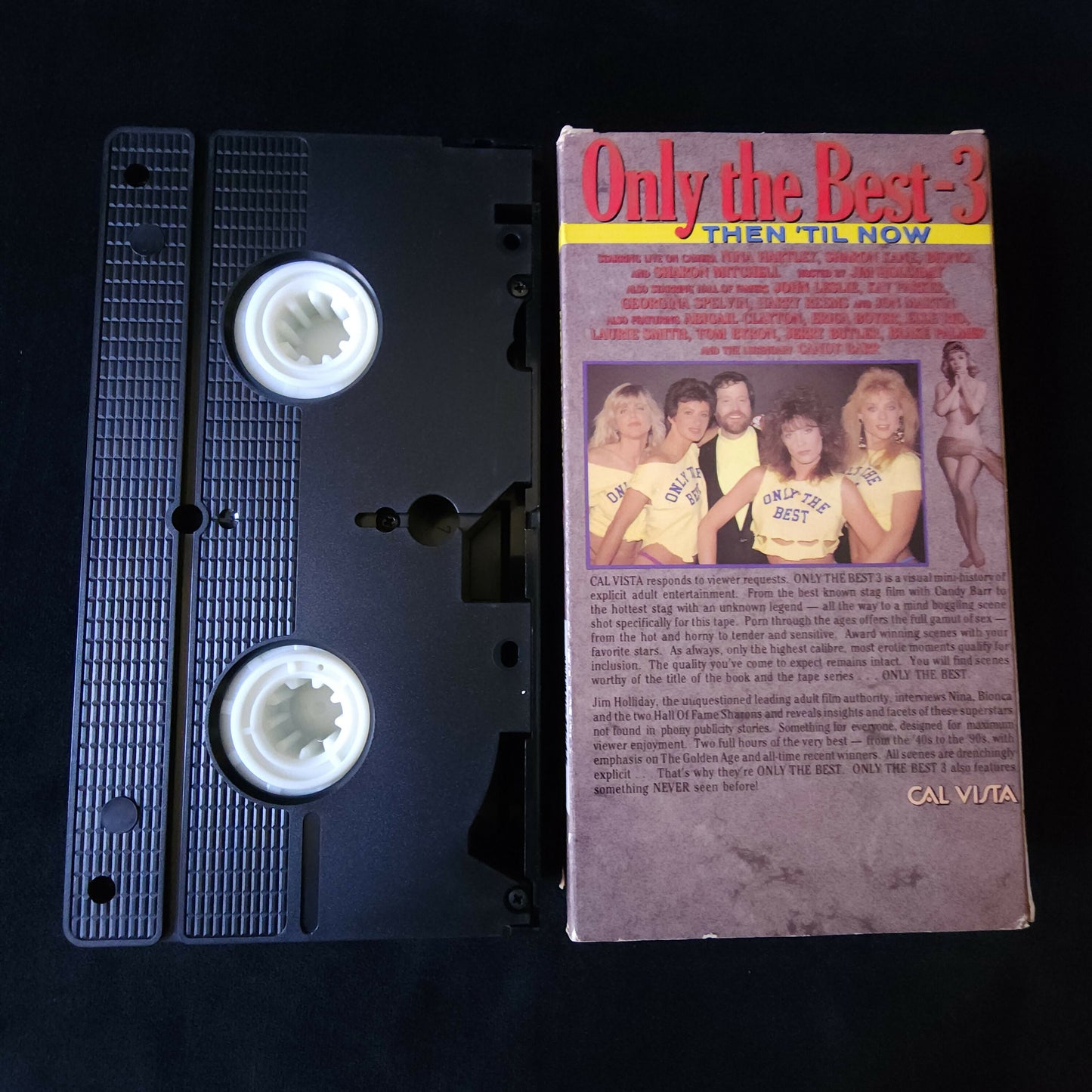 ONLY THE BEST 3 THEN TIL NOW VHS 1990 Cal Vista Adult Cult Classic Vintage Tape