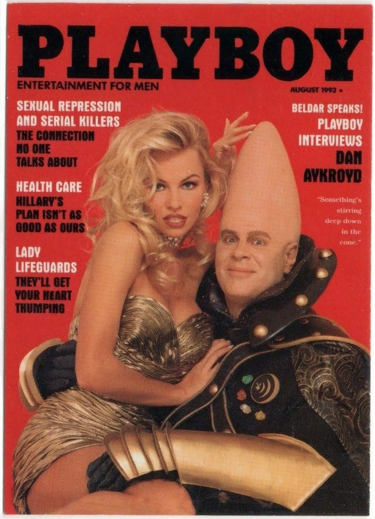 Playboy Pamela Anderson Dan Aykroyd Trading Card