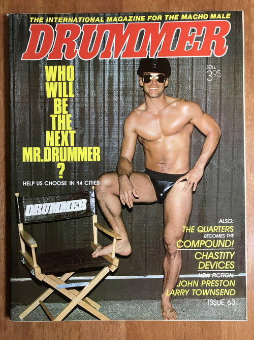 Drummer #63 Gay Men's Leather Magazine 1983 Macho Male Bill Ward