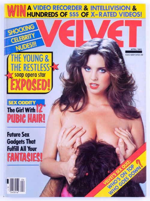 VELVET Vintage Softcore Adult Magazine Vol. 6 No. 8 April 1983