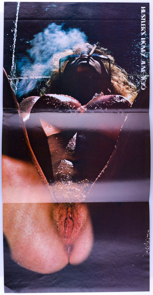 HUSTLER June 1996 Loose Trifold Poster Centerfold