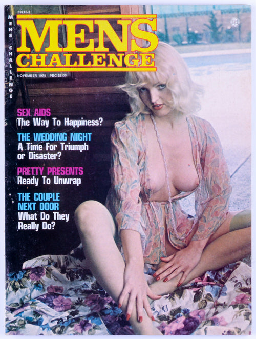 MENS CHALLENGE November 1975 Vol. 4 No. 6 Vintage Softcore Adult Magazine