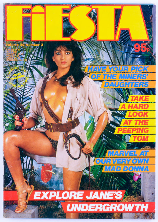 FIESTA 1986 Vol. 20 No. 2 UK Softcore Vintage Adult Magazine