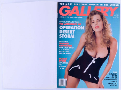 Gallery Vintage Softcore Adult Magazine Vol. 20 No. 6 June 1992