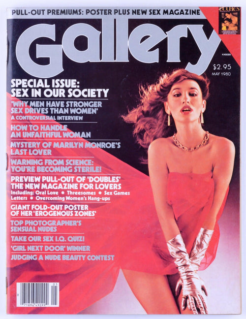 Gallery May 1980 Vol. 8 No. 5 Vintage Softcore Magazine - Includes Poster & Bonus Magazine