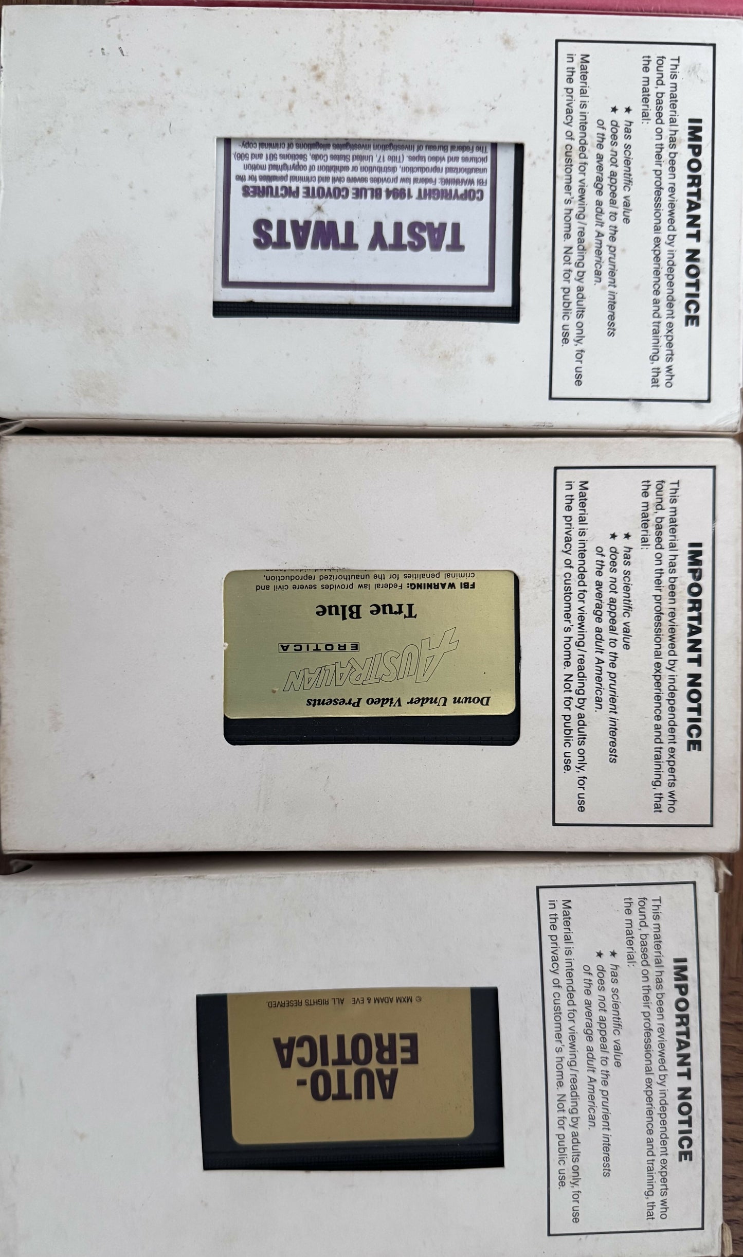 Vintage 90’s VHS Porn - Lot of 55 Tapes