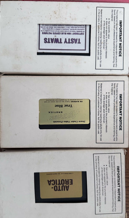 Vintage 90’s VHS Porn - Lot of 55 Tapes