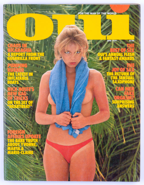 Oui June 1979 Vol. 8 No. 6 Vintage Softcore Adult Magazine - Joyce Gibson A.K.A. Alexis Love, Heidi Klat