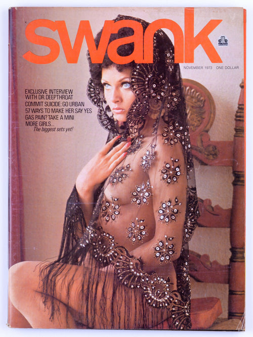 SWANK November 1973 Vol. 20 No. 9 Softcore Vintage Magazine - Talitha Lai