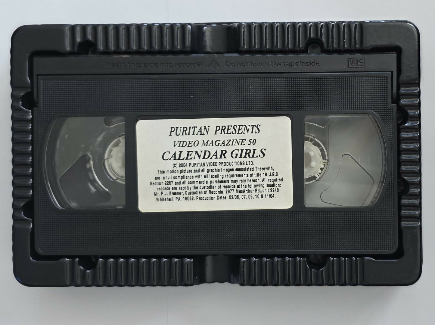 Puritan 50: Calendar Girls (2004) VHS