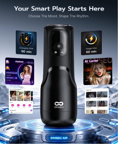 EINSEO Airbag Suction Male Masturbator & Penis Pump