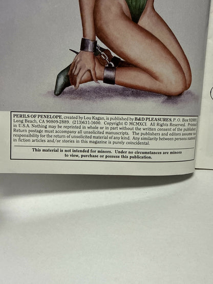 Perils of Penelope No. 2 Jaws of the Succubus, Lou Kagan Comic