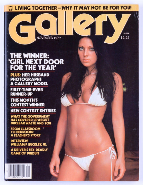 Gallery November 1979 Vol. 7 No. 12 Vintage Softcore Magazine - Includes Poster