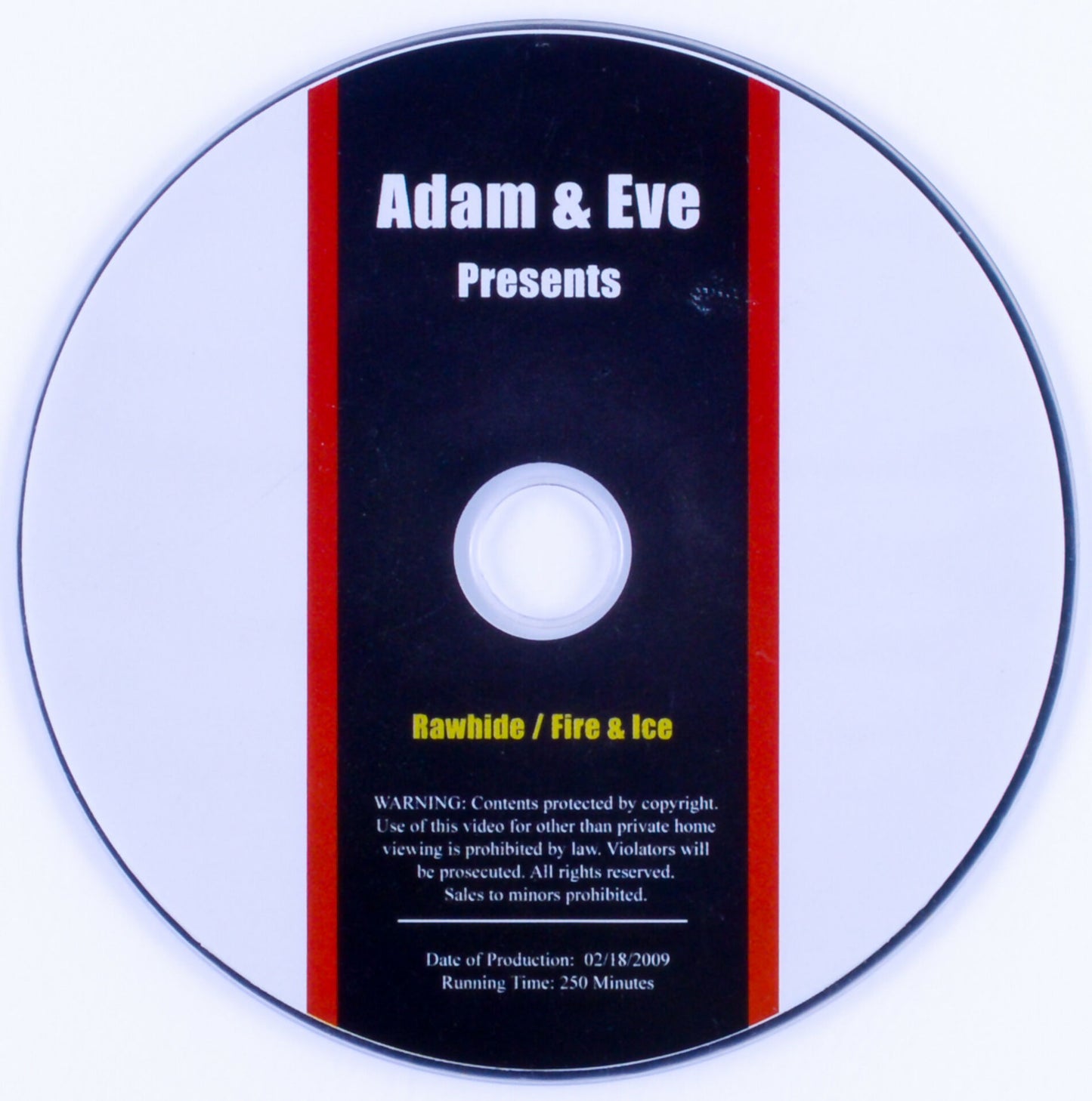 RAW HIDE/FIRE & ICE Adult DVD Adam & Eve Presents 2009 202 Minutes - XXX Marketplace