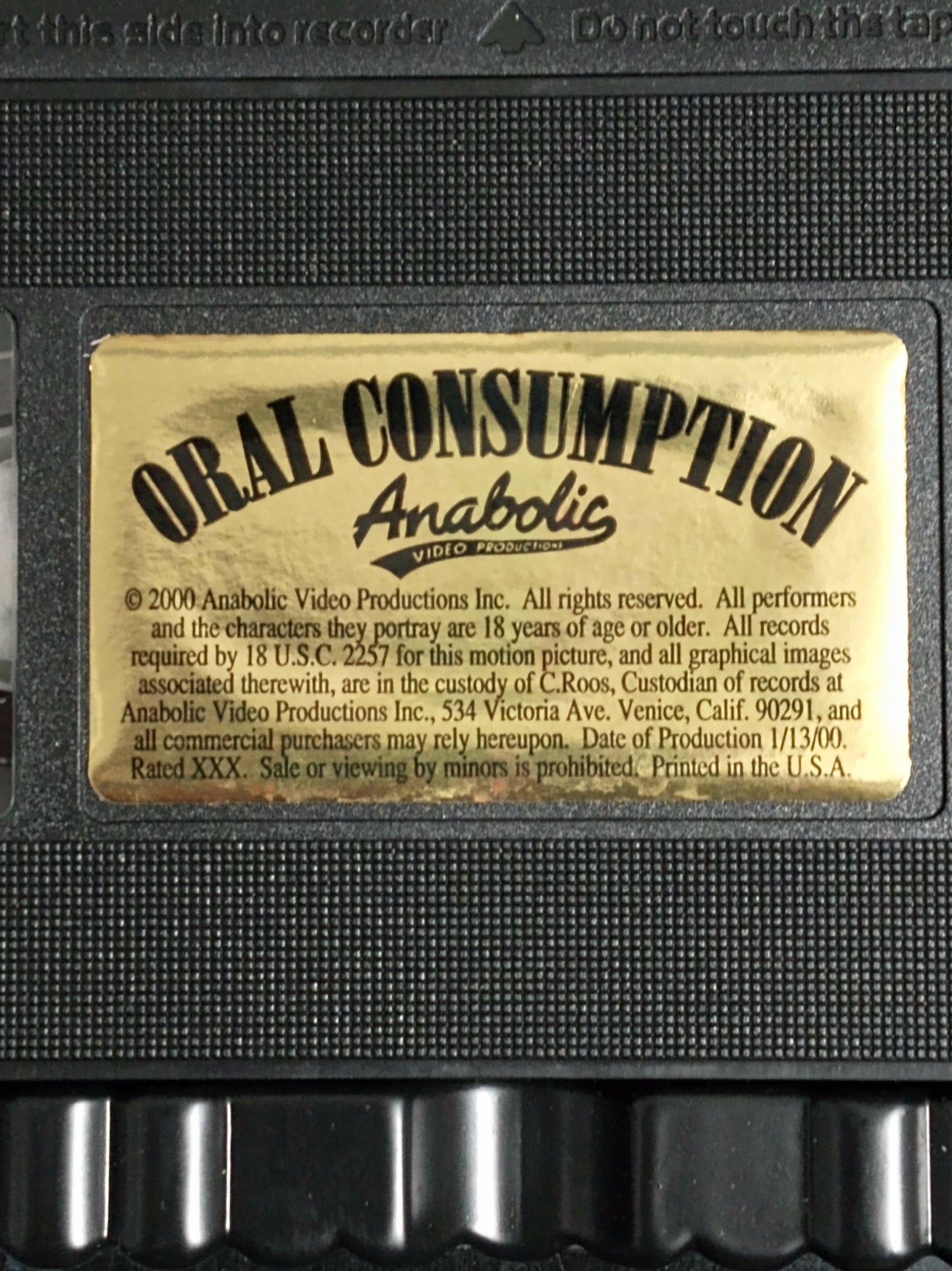 ORAL CONSUMPTION #1