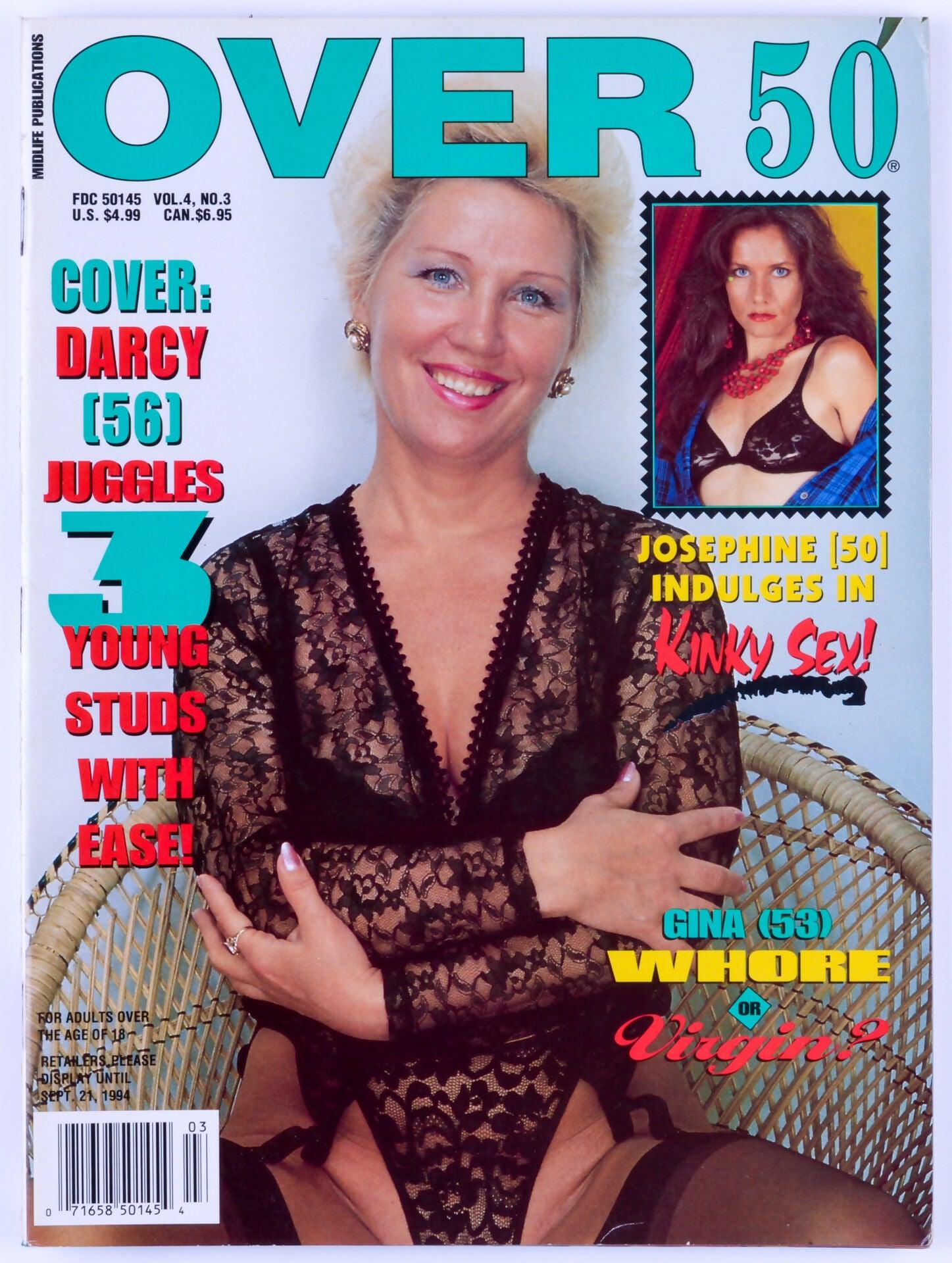 OVER 50 Vintage Softcore Mature Adult Magazine Vol. 4 No. 3 1994 - XXX Marketplace