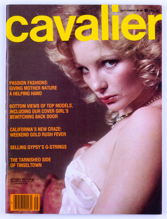 Cavalier September 1978 Vol. 28 No. 11 Softcore Vintage Adult Magazine