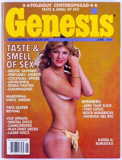Genesis Vintage Softcore Adult Magazine Vol. 12 No. 11 June 1985 - XXX Marketplace