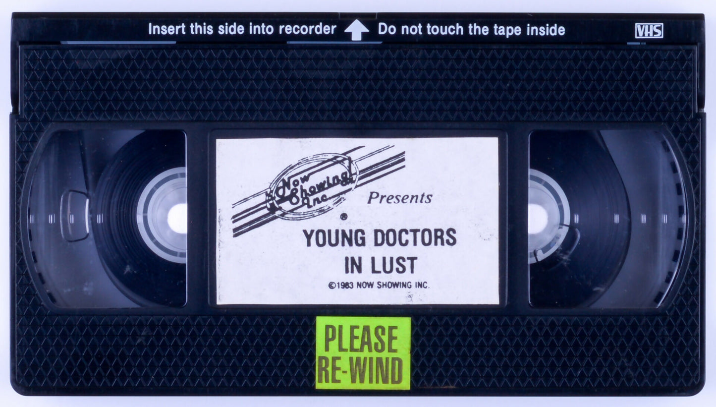 *Rare* YOUNG DOCTORS IN LUST Adult VHS Tape NOW SHOWING INC. 1983 - XXX Marketplace