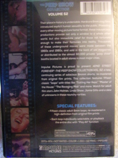 The Peep Show Collection 42nd Street Forever Volume 52 Impulse DVD