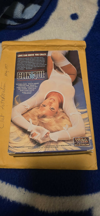 Clinique VHS - Starring Victoria Paris - Love Can Drive You Crazy - Vintage 1990s Adult Video - VCA Platinum
