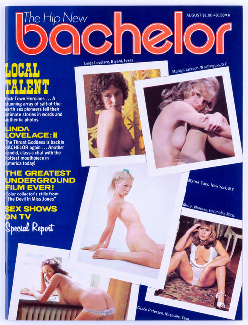 Bachelor August 1973 Vol. 13 No. 6 Vintage Softcore Adult Magazine - Linda Lovelace