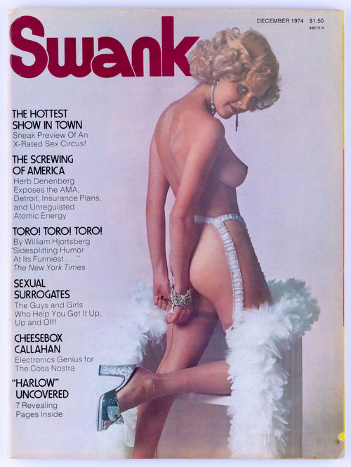Swank December 1974 Vol. 21 No. 12 Softcore Vintage Adult Magazine - Cassandra Peterson A.K.A. Elvira