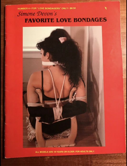FAVORITE LOVE BONDAGES #4, 1992, LDL Harmony Female Bondage Magazine