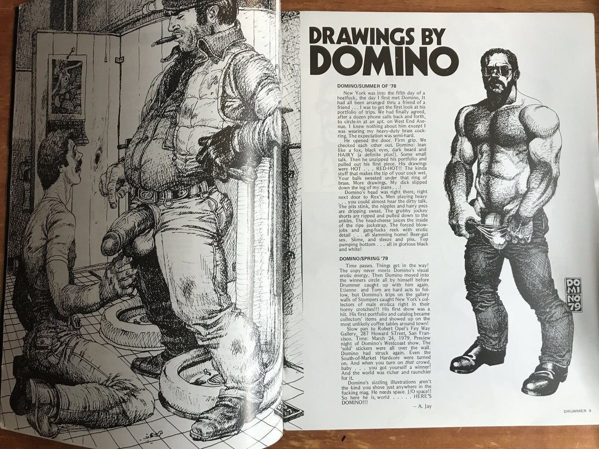 Drummer #29 Gay Men's Leather Magazine 1979 Domino Art Feet Fetish