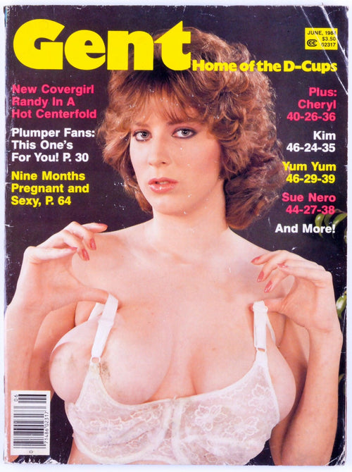 GENT Softcore Vintage Adult Big Tits Magazine Vol. 25 No. 6 June 1984 - Yum Yum, Sue Nero, Pregnant Model