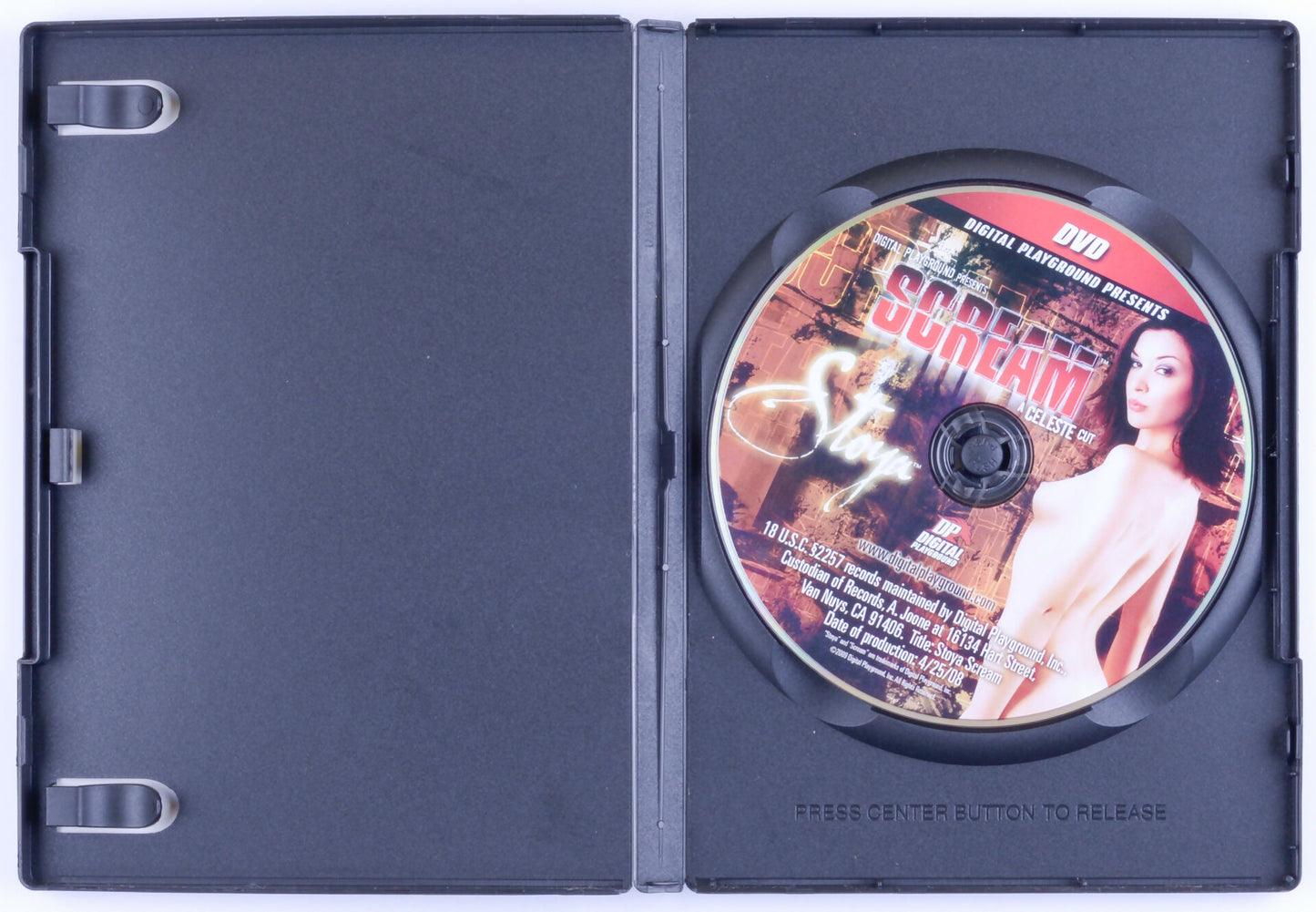 *Rare* SCREAM A CELESTE CUT Hardcore HD DVD Digital Playground 2008 - Stoya, Alexis Texas, Lacey Love, Lindsey Love, Carmella Santiago, Madison Ivy, Soleil, Mahlia Milian