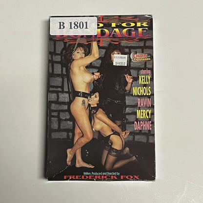 Maid for Bondage VHS Big Box 1993 Vintage Tape